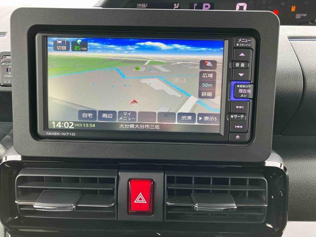 タント カスタムＸ　走行距離無制限１２ヶ月保証付き　衝突軽減ブレーキ　車線逸脱防止　Ｂｌｕｅｔｏｏｔｈオーディオ　アイドリングストップ機能　Ｂカメラ　ナビ　禁煙　盗難警報装置　ＬＥＤ　キーレスエントリー　オートＬＥＤ（6枚目）