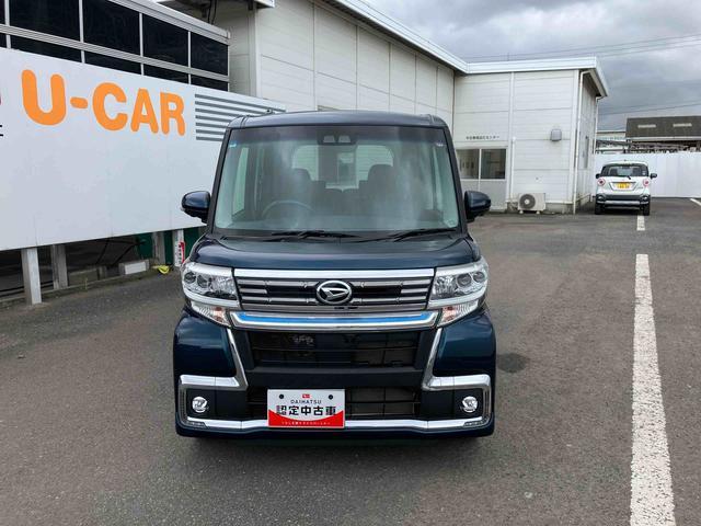 タント カスタムRS トップエディションVS SAIII 走行距離無制限12ヶ月保証付き Rカメラ Bluetoothオーディオ 両側オートスライドドア 禁煙 レーンアシスト シートヒータ オートハイビーム 記録簿 タ-ボ メモリーナビ DVD USB ナビ(9枚目)