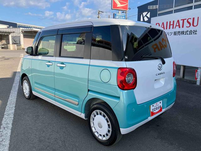 ムーヴキャンバス ストライプスＧ　ワンオーナー　走行距離無制限１２ヶ月保証付き　アイドルストップ　禁煙　Ｂカメラ　セキュリティアラーム　スマートキープッシュスタート　Ｓヒーター　キーフリーキー　ワンオーナー車　ＬＥＤライト　車線逸脱警報　安全ボディ（12枚目）