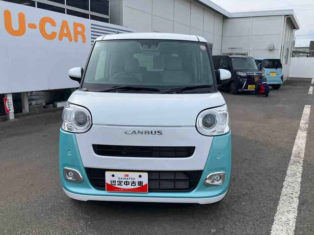 ムーヴキャンバス ストライプスG ワンオーナー 走行距離無制限12ヶ月保証付き アイドルストップ 禁煙 Bカメラ セキュリティアラーム スマートキープッシュスタート Sヒーター キーフリーキー ワンオーナー車 車線逸脱警報 オートハイビーム(6枚目)