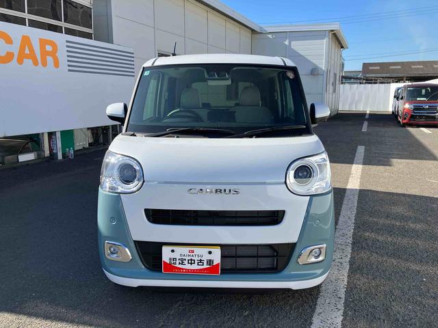 ムーヴキャンバス ストライプスＧ　ワンオーナー　走行距離無制限１２ヶ月保証付き　アイドルストップ　Ｂカメラ　セキュリティアラーム　スマートキープッシュスタート　Ｓヒーター　キーフリーキー　ワンオーナー車　ＬＥＤライト　車線逸脱警報　オートハイビーム（6枚目）