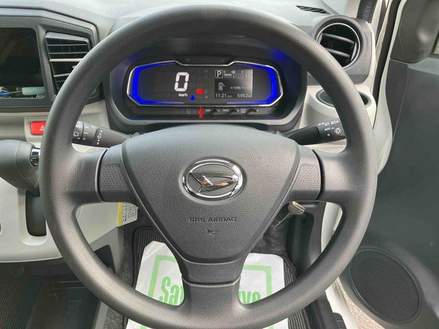 ミライース Ｘ　ＳＡＩＩＩ　ワンオーナー　走行距離無制限１２ヶ月保証付き　盗難防止アラーム　衝突回避支援ブレーキ機能　レーンキープアシスト　安全ボディ　運転席助手席エアバック　Ｂカメ　横滑防止　点検記録簿付　１オーナー　ＬＥＤライト　ＡＢＳ（19枚目）