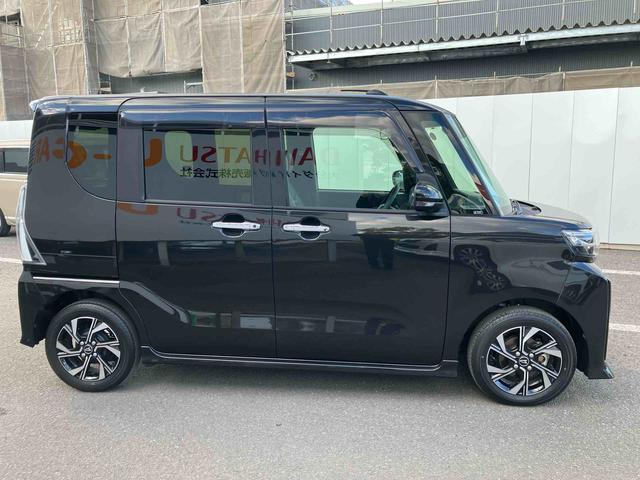タント カスタムＸ　走行距離無制限１２ヶ月保証付き　衝突軽減ブレーキ　車線逸脱防止　アイドリングストップ機能　Ｂカメラ　禁煙　盗難警報装置　ＬＥＤ　キーレスエントリー　前席シートヒーター　オートＬＥＤ　スマキー（10枚目）