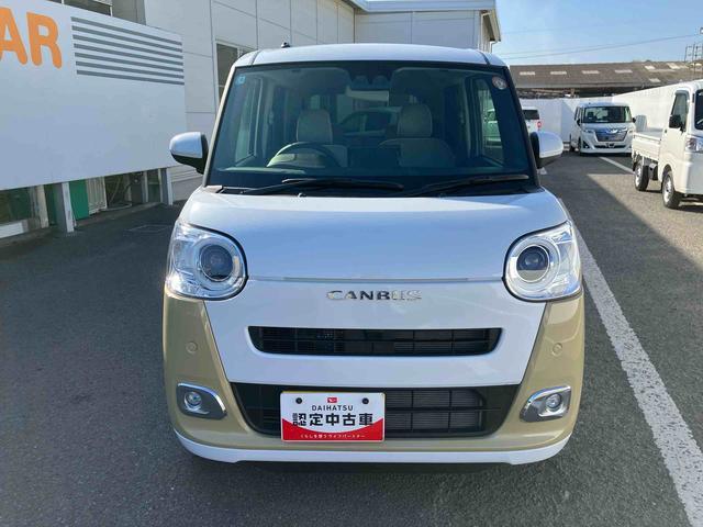 ムーヴキャンバス ストライプスＧ　ワンオーナー　走行距離無制限１２ヶ月保証付き　車線逸脱　Ｂｌｕｅｔｏｏｔｈオーディオ　ＵＳＢ入力　アイスト　インテリキー　Ｂモニター　シートヒータ　イモビライザー　衝突安全ボディ　キーフリー　ＬＥＤライト（7枚目）