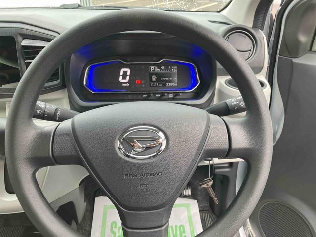 ミライース Ｘ　ＳＡＩＩＩ　走行距離無制限１２ヶ月保証付き　盗難防止アラーム　衝突回避支援ブレーキ機能　レーンキープアシスト　運転席助手席エアバック　Ｂカメ　横滑防止　点検記録簿付　１オーナー　ＬＥＤライト　オートハイビーム（18枚目）