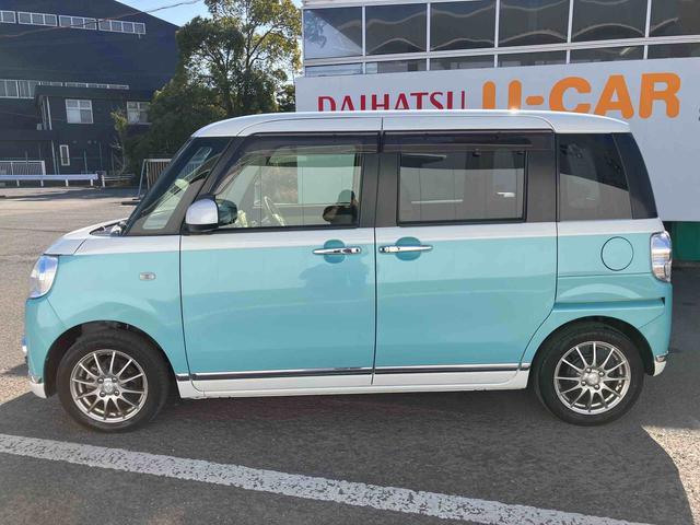 ムーヴキャンバス Ｇメイクアップリミテッド　ＳＡＩＩＩ　走行距離無制限１２ヶ月保証付き　Ａ－ＳＴＯＰ　前後誤発進抑制　禁煙　Ｂｌｕｅｔｏｏｔｈオーディオ　Ｂカメラ　車線逸脱警告　カーナビ　パノラミックビューモニター　メンテナンスノート　ＵＳＢ　Ｓキー（10枚目）