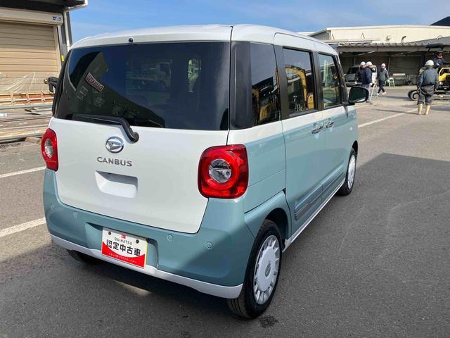 ムーヴキャンバス ストライプスＧ　ワンオーナー　走行距離無制限１２ヶ月保証付き　車線逸脱　Ｂｌｕｅｔｏｏｔｈオーディオ　ＵＳＢ入力　アイスト　インテリキー　Ｂモニター　シートヒータ　禁煙　イモビライザー　衝突安全ボディ　キーフリー　ＬＥＤライト（13枚目）