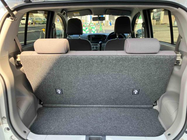 ミライース Ｘ　ＳＡ　走行距離無制限１２ヶ月保証付き　衝突被害軽減Ｂ　助手席エアバッグ　点検記録簿　ｉ－ｓｔｏｐ　横滑り防止装置　キーレスキー　運転席エアバッグ　禁煙車　ＡＢＳ　盗難防止アラーム　ＡＷ（38枚目）