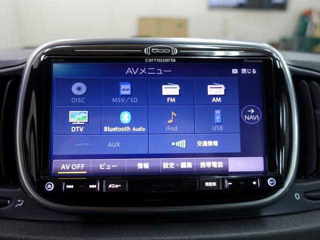 アバルト５９５ コンペティツィオーネ　左ハンドル　タイヤ４本新品　ＤＵＮＬＯＰ　ＤＩＲＥＺＺＡ装着　ｐｉｏｎｅｅｒ製メモリナビＲＺ８００　ＤＶＤ再生　ＵＳＢ端子入力　Ａプレート新品　禁煙車（42枚目）