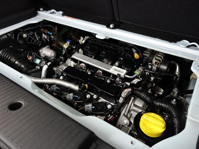 トゥインゴ ＥＤＣ　キャンバストップ　ＡｐｐｌｅＣａｒＰＬＡＹ機能　低ダストパッド　ミラー型前後ドライブレコーダー＆バックカメラ機能切替　新規格ＥＴＣ　ＵＶフィルム貼施工　ＬＥＤライト　ＬＥＤフォグ　バックランプＬＥＤ　ＡＴＦ交換納車（48枚目）