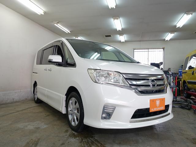 セレナ ハイウェイスター　Ｖセレクション　８人乗り　禁煙車　ダブルエアコン　ナビ地デジＴＶ　ＤＶＤ再生　バックカメラ　前後ドライブレコーダー　２０２５年製日本製タイヤ装着（4枚目）