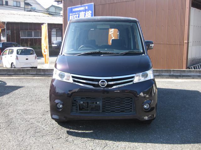 ルークス ハイウェイスター　左側パワースライドドア　ケンウッド製ＳＤナビ　フルセグ　ブルートゥースオーディオ　ＤＶＤ再生　スマートキー　プッシュスタート　純正エアロ　社外アルミ　オートエアコン　ＨＩＤ　フォグランプ　電格ミラー（4枚目）