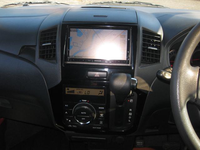 ルークス ハイウェイスター　左側パワースライドドア　ケンウッド製ＳＤナビ　フルセグ　ブルートゥースオーディオ　ＤＶＤ再生　スマートキー　プッシュスタート　純正エアロ　社外アルミ　オートエアコン　ＨＩＤ　フォグランプ　電格ミラー（21枚目）