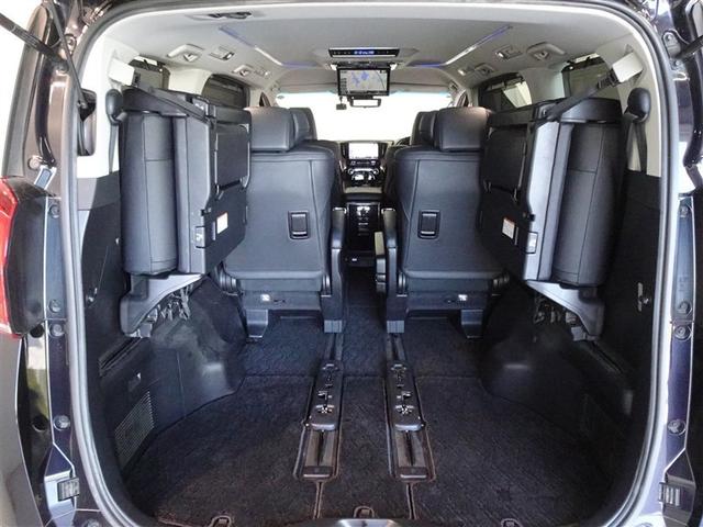 アルファード ２．５Ｓ　Ｃパッケージ　衝突被害軽減システム　メモリーナビ　フルセグ　後席モニター　バックカメラ　ＥＴＣ　両側電動スライド　フルエアロ　３列シート　ＬＥＤヘッドランプ　スマートキー　乗車定員７人（13枚目）