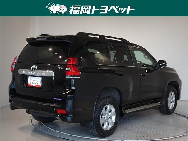 ランドクルーザープラド ＴＸ　Ｌパッケージ　衝突被害軽減システム　メモリーナビ　フルセグ　バックカメラ　ＥＴＣ　サンルーフ　フルエアロ　３列シート　ＬＥＤヘッドランプ　ディーゼル　４ＷＤ　スマートキー　乗車定員７人（3枚目）