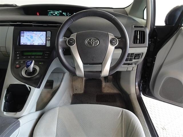 プリウス S LEDエディション HDDナビ フルセグ バックカメラ ETC LEDヘッドランプ スマートキー(5枚目)