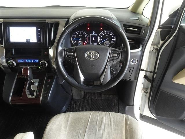 アルファード ２．５Ｘ　衝突被害軽減システム　メモリーナビ　フルセグ　バックカメラ　ＥＴＣ　両側電動スライド　３列シート　ＬＥＤヘッドランプ　スマートキー　乗車定員８人（5枚目）