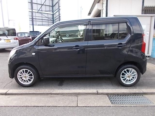 ワゴンＲ ＦＸ　４ＷＤ　ＣＶＴ　アイドリングストップ　キーレス　オートエアコン　シートヒーター　社外アルミホイール　ＣＤ　電動格納ミラー　ＡＢＳ　Ｗエアバッグ　タイミングチェーン　盗難防止機能（5枚目）