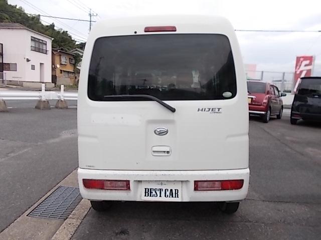 ハイゼットカーゴ クルーズ　４ＡＴ　４ＷＤ　ハイルーフ　フロントパワーウィンドウ　両側スライドドア　集中ドアロック　電動格納ミラー　ＣＤ　タイミングチェーン　ＡＢＳ　Ｗエアバッグ　走行６００００キロ（7枚目）