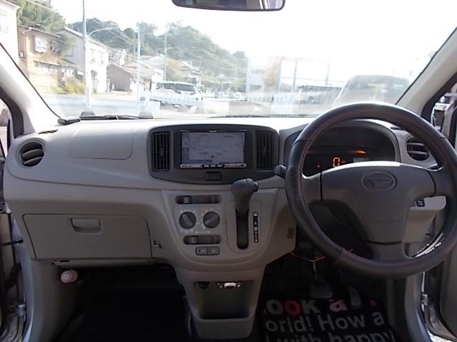 ミライース L CVT アイドリングストップ HDDナビ フルセグTV DVD CD ETCABA Wエアバッグ タイミングチェーン 純正15インチアルミホイール(15枚目)