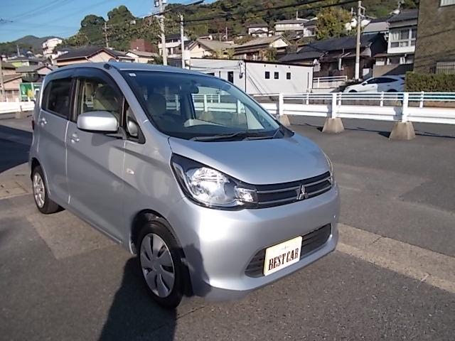 eKワゴン M CVT アイドリングストップ キーレス オートエアコン CD 電動格納ミラー SBS Wエアバッグ タイミングチェーン バッテリー新品(3枚目)