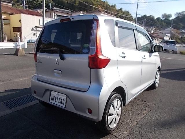 eKワゴン M CVT アイドリングストップ キーレス オートエアコン CD 電動格納ミラー SBS Wエアバッグ タイミングチェーン バッテリー新品(6枚目)