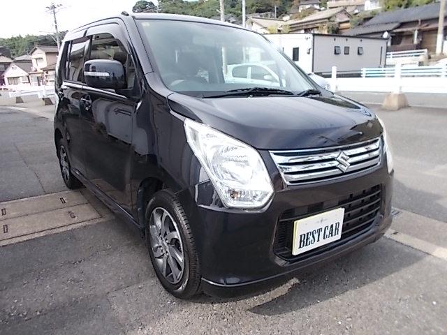 ワゴンＲ ＦＸリミテッド　ＣＶＴ　アイドリングストップ　社外ＬＥＤヘッドライト　メモリーナビフルセグＴＶ　ＤＶＤ　ＣＤ　バックカメラ　ＥＴＣ　プッシュスタート　スマートキー　オートエアコン　リアスピーカー　純正アルミホイール（3枚目）