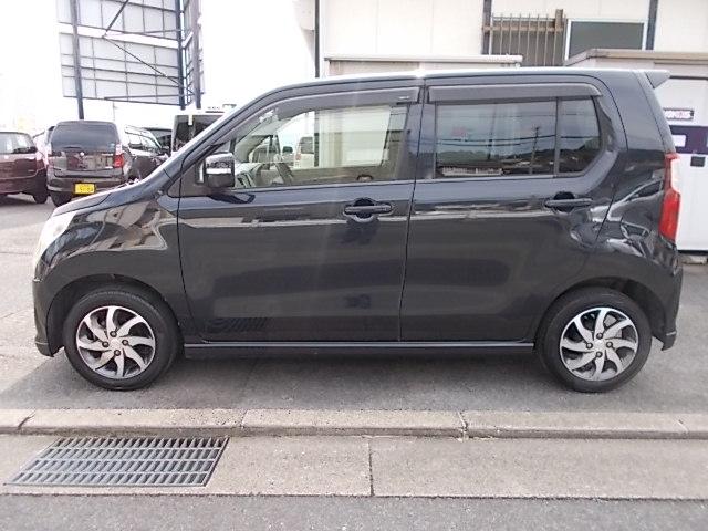 ワゴンＲ ＦＸリミテッド　ＣＶＴ　アイドリングストップ　社外ＬＥＤヘッドライト　メモリーナビフルセグＴＶ　ＤＶＤ　ＣＤ　バックカメラ　ＥＴＣ　プッシュスタート　スマートキー　オートエアコン　リアスピーカー　純正アルミホイール（5枚目）