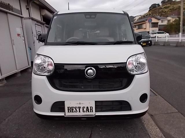 ムーヴキャンバス Ｘリミテッド　ＳＡＩＩＩ　オリジナルカラー　ＣＶＴ　Ａストップ　両側パワースライドドア　レザー調シートカバー　ディスプレイオーディオ　ＤＶＤ　ＣＤ　バックカメラ　リアスピーカー　プッシュスタート　タイヤ新品　走行４２０００キロ（2枚目）