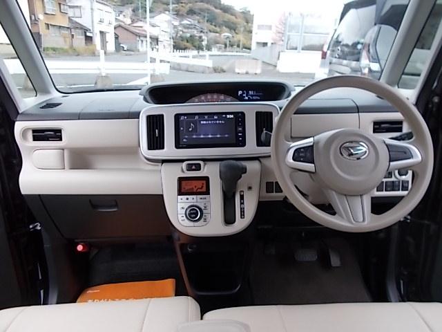 ムーヴキャンバス Ｘリミテッド　ＳＡＩＩＩ　オリジナルカラー　ＣＶＴ　Ａストップ　両側パワースライドドア　レザー調シートカバー　ディスプレイオーディオ　ＤＶＤ　ＣＤ　バックカメラ　リアスピーカー　プッシュスタート　タイヤ新品　走行４２０００キロ（20枚目）