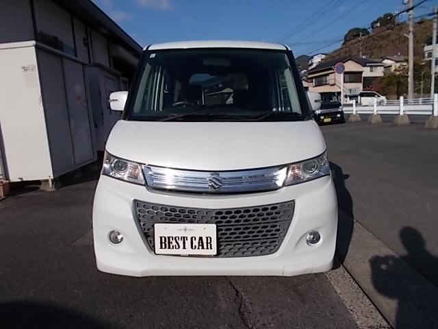 パレットＳＷ ＴＳ　ＣＶＴ　ターボ　両側パワースライドドア　ＨＩＤ　フォグ　メモリーナビフルセグＴＶ　ＤＶＤ　ＣＤ　ブルートゥース　リアスピーカー　プッシュスタート　スマートキー　オートライト　オートＡＣ　盗難防止機能（2枚目）