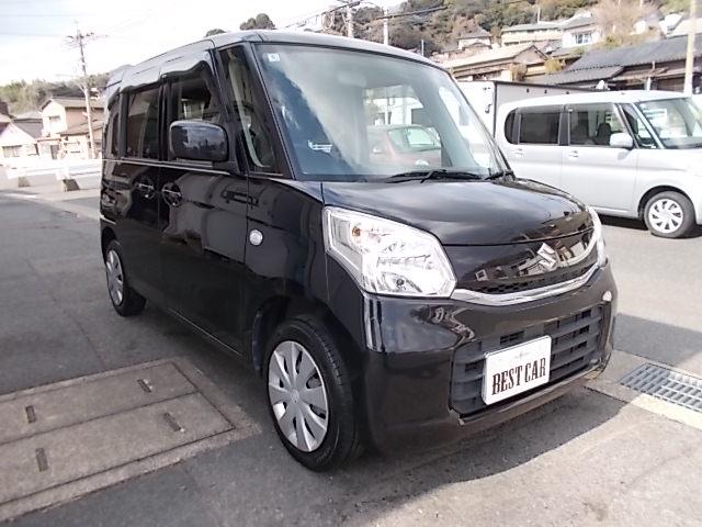 スペーシア Ｇ　ＣＶＴ　アイドリングストップ　両側スライドドア　メモリーナビフルセグＴＶ　ＤＶＤ　ＣＤ　ブルートゥース　プッシュスタート　オートＡＣ　シートヒーター　電動格納ミラー　ＡＢＳ　Ｗエアバッグ　盗難防止機能（3枚目）