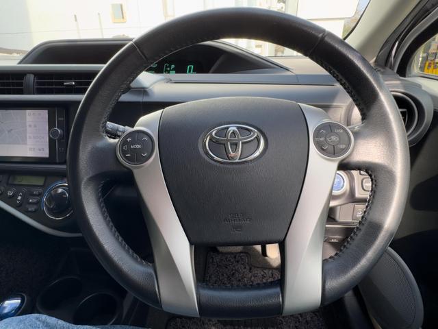 アクア Ｓ　運転席・助手席エアバック　ＡＢＳ　ＥＳＣ　衝突安全ボディ　キーレスエントリー　アイドリングストップ（11枚目）