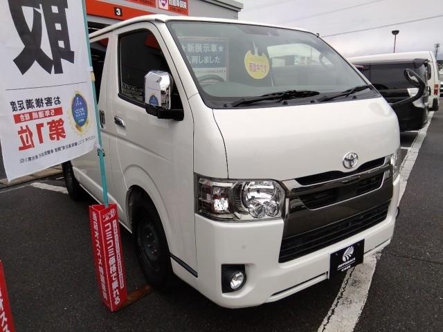 ハイエースバン スーパーＧＬ　ダークプライムＩＩ　ワンオーナー　両側電動スライド　キーレス　フルセグ　ナビ＆ＴＶ　エアバッグ　オートマ　ディーラー車　フル装備　衝突被害軽減システム　ＥＴＣ　バックカメラ　スマートキー（7枚目）