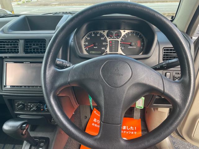 パジェロミニ ＶＲ　４ＷＤ　カロッツェリアフルセグＴＶナビＢｌｕｅｔｏｏｔｈ付き（18枚目）