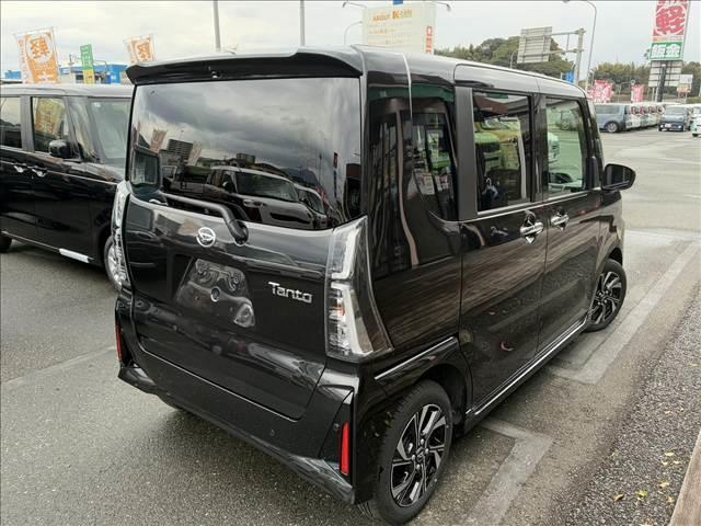 タント カスタムX 両側電動スライドドア 衝突被害軽減ブレーキ スマートキー クリアランスソナー アイドリングストップ ECS ACC LEDヘッドライト(3枚目)