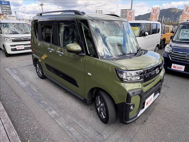 タント ファンクロス　両側電動スライドドア　スマートキー　衝突被害軽減ブレーキ　ＥＣＳ　アイドリングストップ　クリアランスソナー　シートヒーター　ＣＤプレーヤー　ＬＥＤヘッドライト（4枚目）