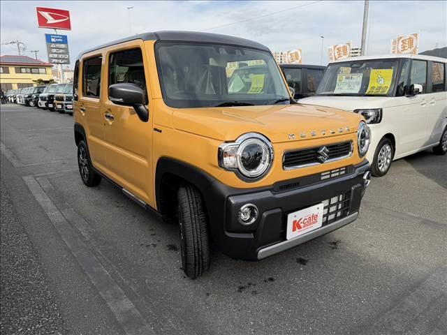 ハスラー ハイブリッドＸ　衝突被害軽減ブレーキ　車線逸脱防止装置　スマートキー　クリアランスソナー　アイドリングストップ　ＡＣＣ　ＥＣＳ　シートヒーター　ＬＥＤヘッドライト（3枚目）