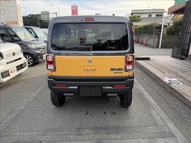 ハスラー ハイブリッドＸ　衝突被害軽減ブレーキ　車線逸脱防止装置　スマートキー　クリアランスソナー　アイドリングストップ　ＡＣＣ　ＥＣＳ　シートヒーター　ＬＥＤヘッドライト（6枚目）