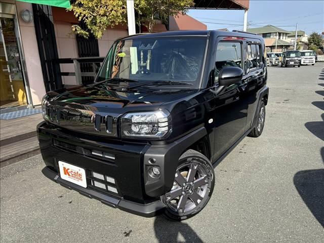 タフト Ｇ　ダーククロムベンチャー　衝突被害軽減ブレーキ　車線逸脱防止装置　スマートキー　クリアランスソナー　アイドリングストップ　ＡＣＣ　ＥＣＳ　シートヒーター　ＬＥＤヘッドライト（3枚目）