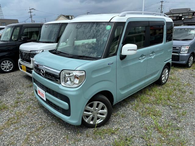 フレアワゴン ハイブリッドＸＳ　フルセグナビ　衝突被害軽減ブレーキ　スマートキー　スライドドア　　パワーウインドウ　　プッシュスタート　オートエアコン　ＡＢＳ　アイドリングストップ　前席ヒーター（2枚目）