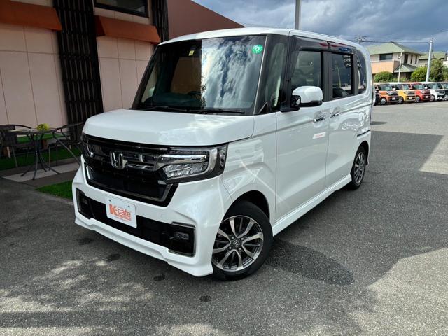 Ｎ－ＢＯＸカスタム Ｌ　純正ディスプレイオーディオ　ドラレコ　バックカメラ　衝突被害軽減ブレーキ　スマートキーＬＥＤヘッドライト　プッシュスタート　クルーズコントロール　フルオートエアコン　ＡＢＳ　前席シートヒーター（2枚目）