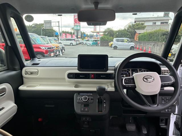 ムーヴキャンバス ストライプスＧ　届出済未使用車　衝突軽減ブレーキ　スマートキー＆プッシュスタート　電動パーキング　ブレーキホールド　前席シートヒーター　ＬＥＤライト　オートハイビーム　ＡＢＳ　Ｗエアバッグ　オートエアコン（15枚目）