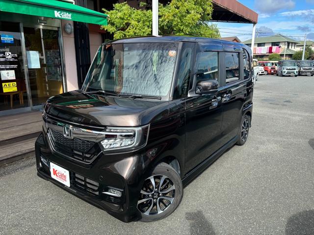 N-BOXカスタム G・Lホンダセンシング フルセグナビ バックカメラ ETC ドラレコ 衝突被害軽減ブレーキ スマートキー スライドドア LEDヘッドライト プッシュスタート クルーズコントロール オートエアコン ABS 前席シートヒーター(3枚目)