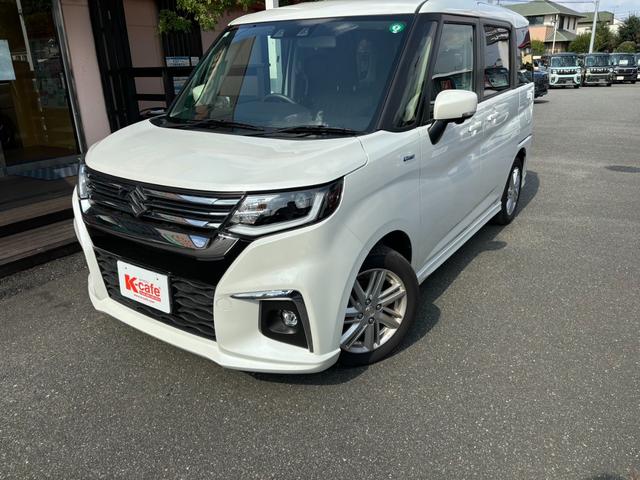 ソリオ ハイブリッドMZ フルセグナビ 全方位モニター ETC 衝突被害軽減ブレーキ スマートキー スライドドア LEDヘッドライト プッシュスタート クルーズコントロール フルオートエアコン ABS 前席シートヒーター(2枚目)