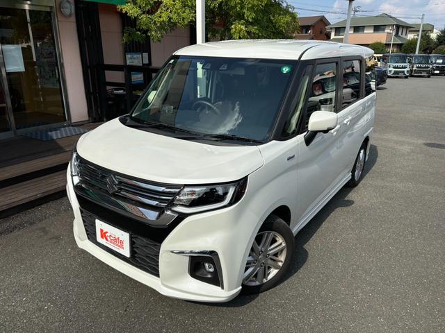 ソリオ ハイブリッドMZ フルセグナビ 全方位モニター ETC 衝突被害軽減ブレーキ スマートキー スライドドア LEDヘッドライト プッシュスタート クルーズコントロール フルオートエアコン ABS 前席シートヒーター(3枚目)