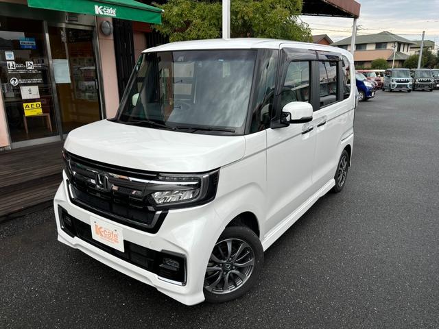 N-BOXカスタム L 純正ワンセグナビ ETC ドラレコ バックカメラ 衝突被害軽減ブレーキ スマートキー スライドドア LEDヘッドライト プッシュスタート クルーズコントロール ABS 前席シートヒーター(3枚目)