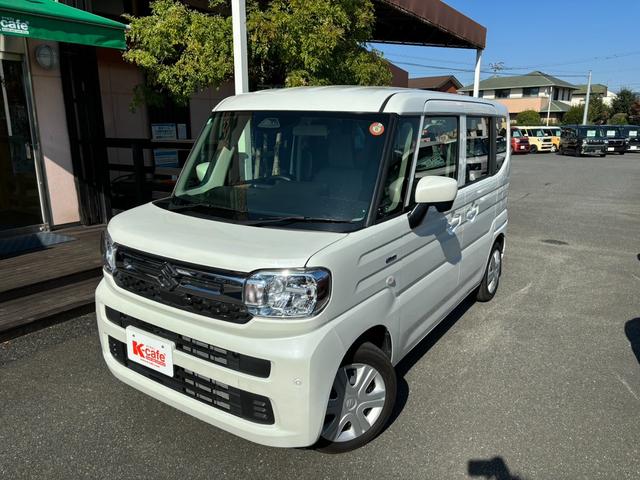 スペーシア ハイブリッドＧ　ディスプレイオーディオ　　スライドドア　パワーウインドウ　プッシュスタート　オートエアコン　ＡＢＳ　アイドリングストップ（3枚目）