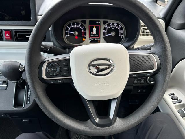 ムーヴキャンバス ストライプスＧ　衝突被害軽減ブレーキ　スマートキー　スライドドア　ＬＥＤヘッドライト　パワーウインドウ　プッシュスタート　フルオートエアコン　　アイドリングストップ（7枚目）