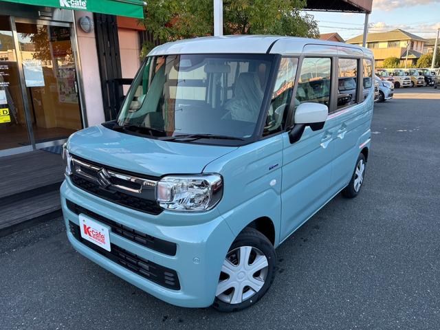 ハスラー ハイブリッドＸ　スライドドア　ＬＥＤヘッドライト　パワーウインドウ　プッシュスタート　オートエアコン　ＡＢＳ　前席シートヒーター　アイドリングストップ（3枚目）